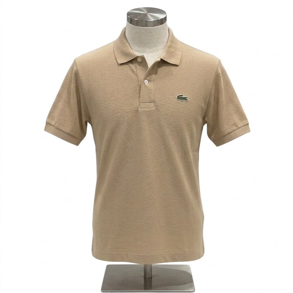 Lacoste Men's Beige Polo Shirt Size 7